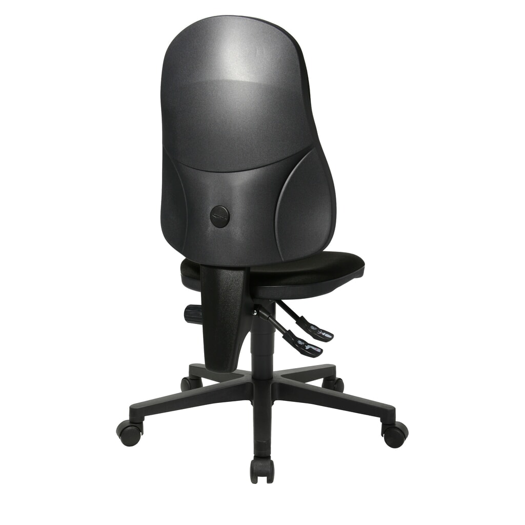 Silla de oficina giratoria Topstar® Point 60, asiento moldeado, negro Número de imagen del producto 5: Silla de oficina giratoria Topstar® Point 60, asiento moldeado, negro