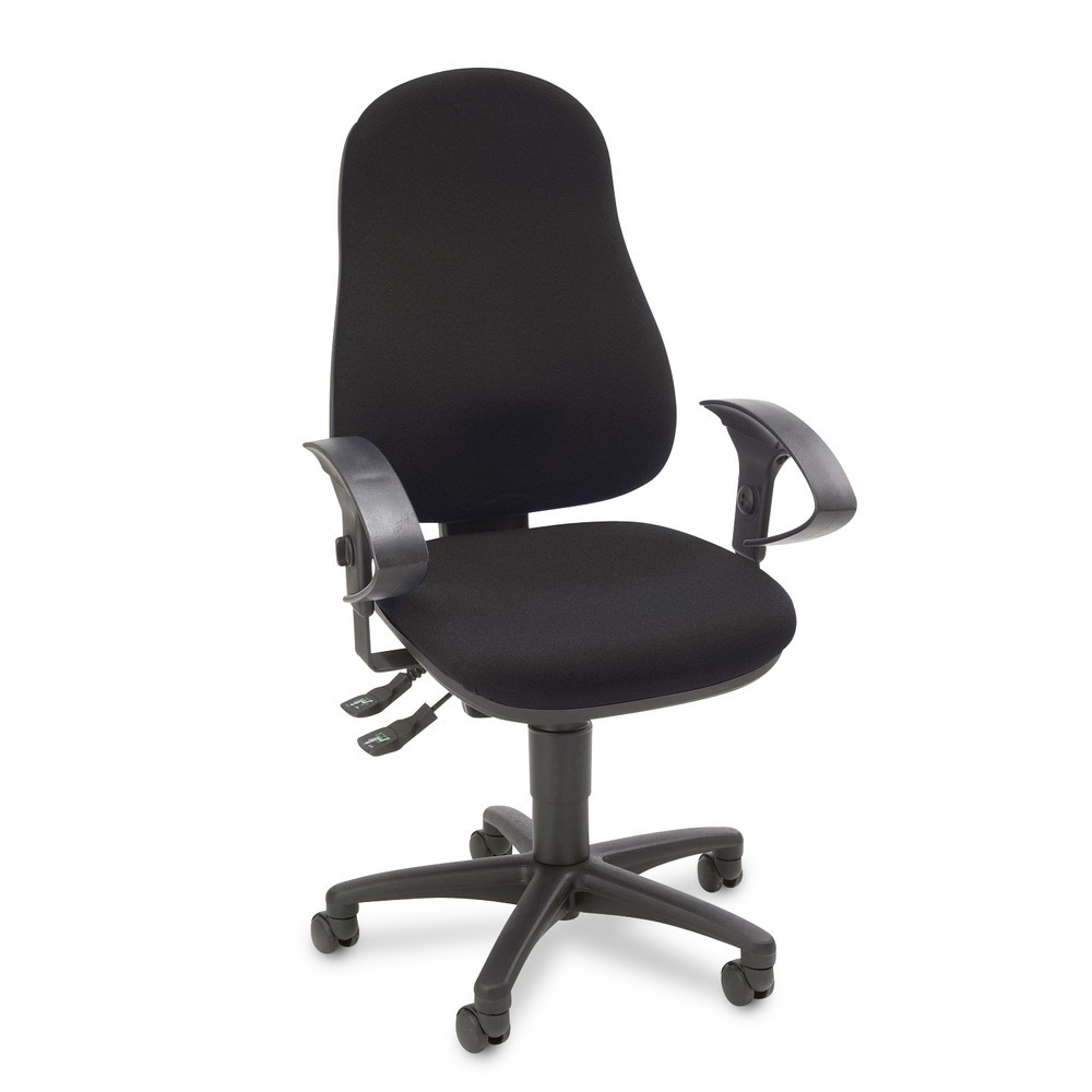 Número de imagen del producto 6: Silla de oficina giratoria Topstar® Point 60, asiento moldeado, negro
