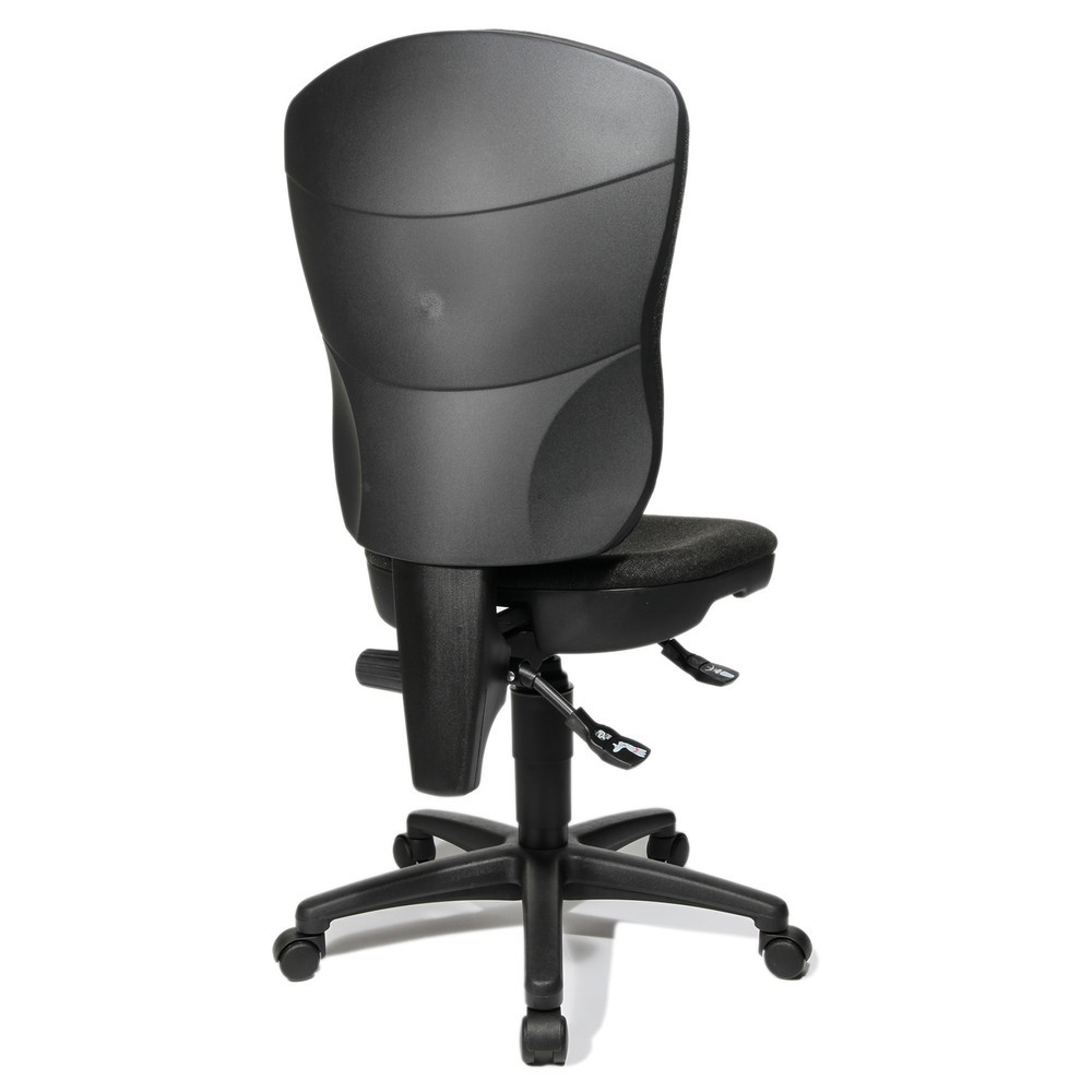 Número de imagen del producto 4: Silla de oficina giratoria Topstar® Point 80, asiento moldeado, gris antracita