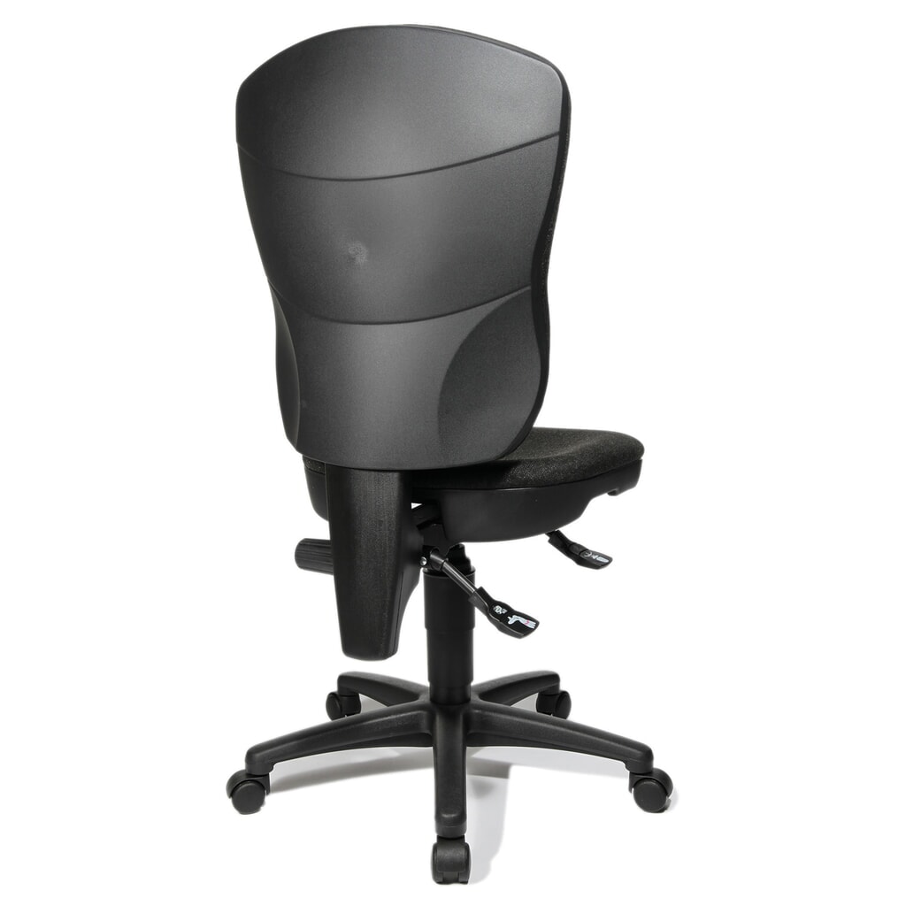Silla de oficina giratoria Topstar® Point 80, asiento moldeado, gris antracita Número de imagen del producto 4: Silla de oficina giratoria Topstar® Point 80, asiento moldeado, gris antracita