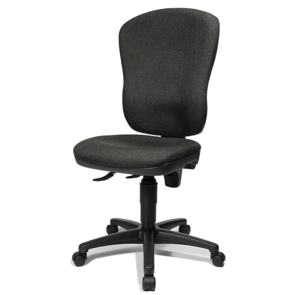 Número de imagen del producto 5: Silla de oficina giratoria Topstar® Point 80, asiento moldeado, gris antracita