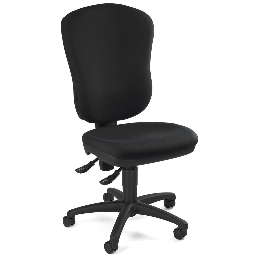 Silla de oficina giratoria Topstar® Point 80, respaldo alto, asiento moldeado, negro Imagen del producto: Silla de oficina giratoria Topstar® Point 80, respaldo alto, asiento moldeado, negro