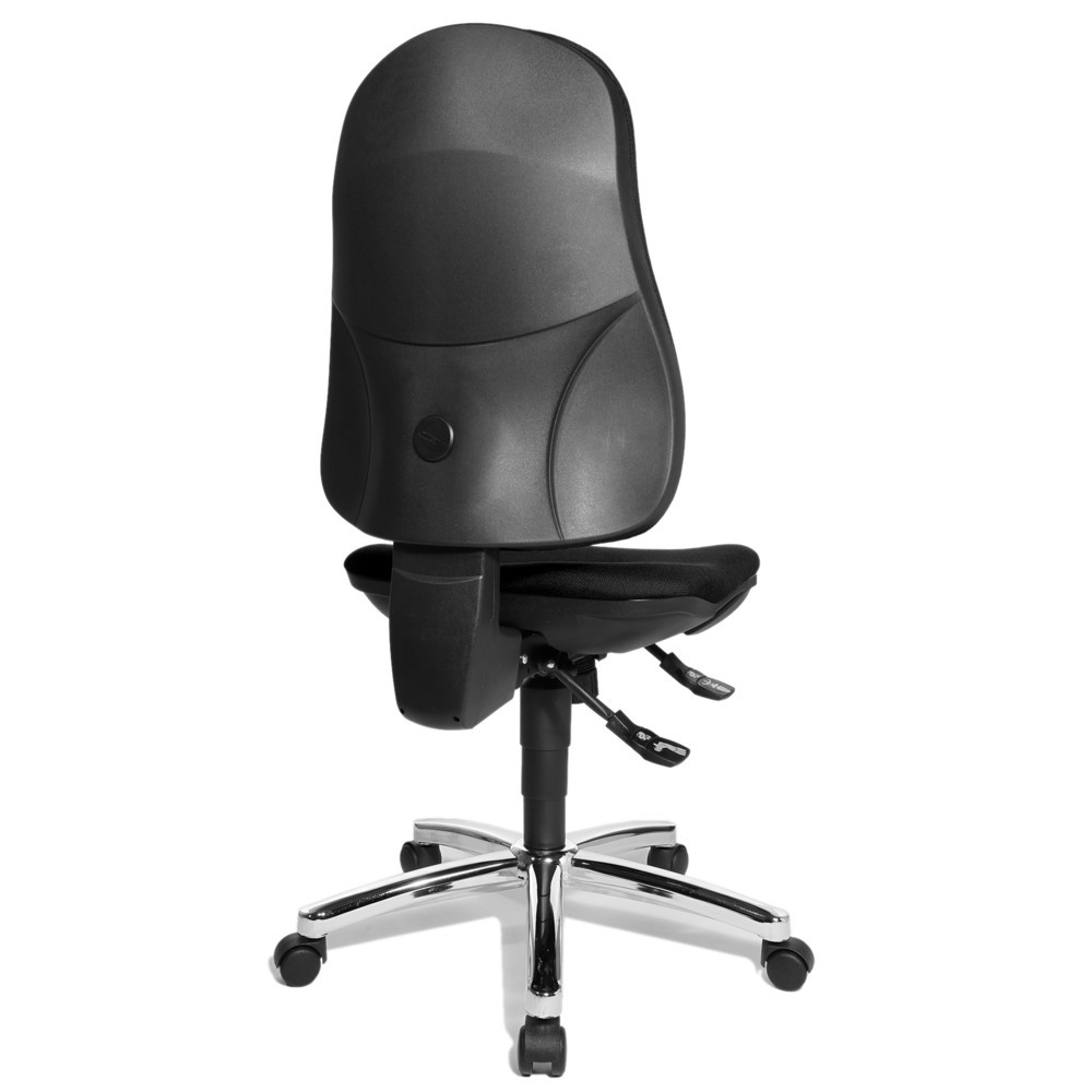 Número de imagen del producto 3: Silla de oficina giratoria Topstar® Support Syncro, el asiento protege la columna, negro