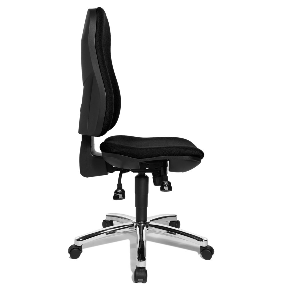 Número de imagen del producto 4: Silla de oficina giratoria Topstar® Support Syncro, el asiento protege la columna, negro