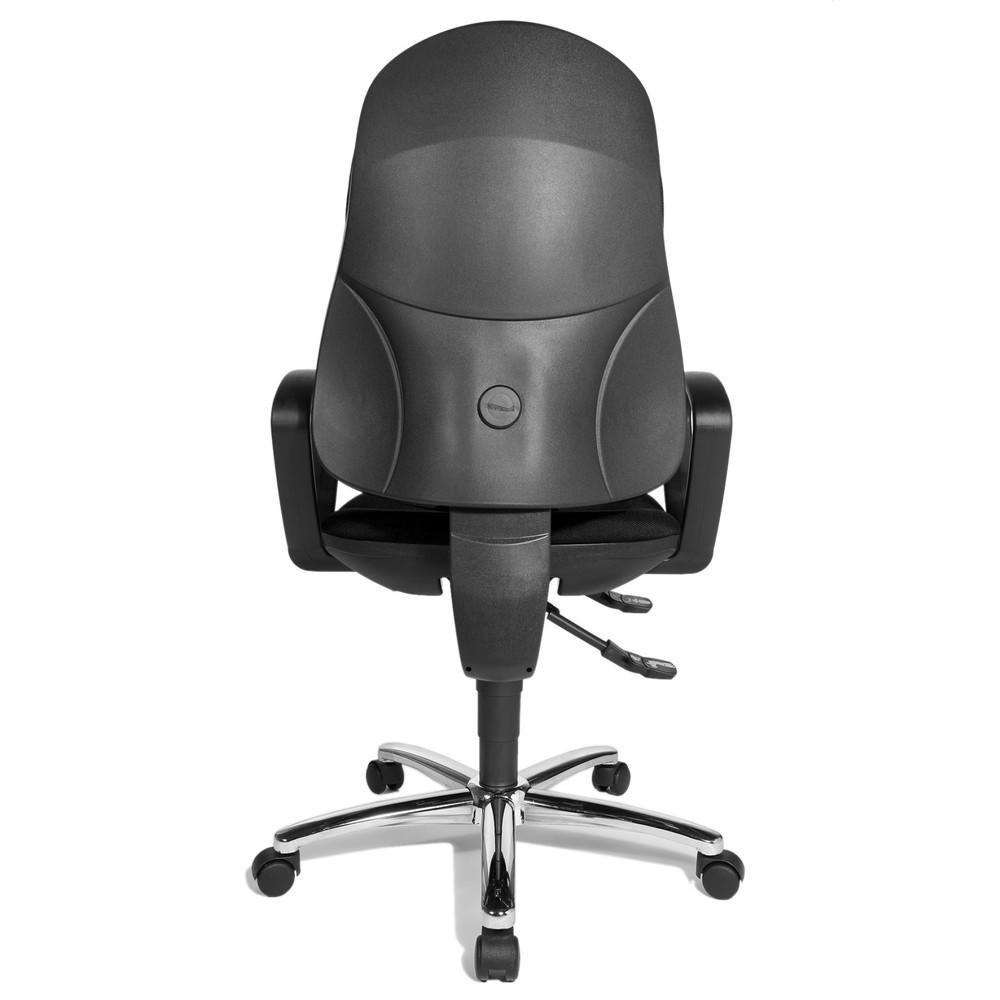 Número de imagen del producto 2: Silla de oficina giratoria Topstar® Syncro-Steel II, respaldo acolchado, negro