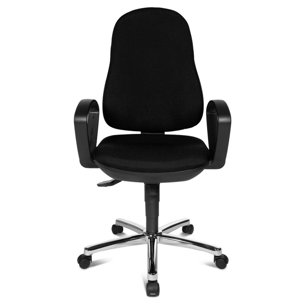 Imagen del producto: Silla de oficina giratoria Topstar® Syncro-Steel II, respaldo acolchado, negro