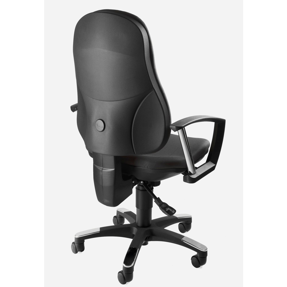 Número de imagen del producto 2: Silla de oficina giratoria Topstar® Trend SY 10, asiento con protección para la columna, dibujo en negro y azul oscuro