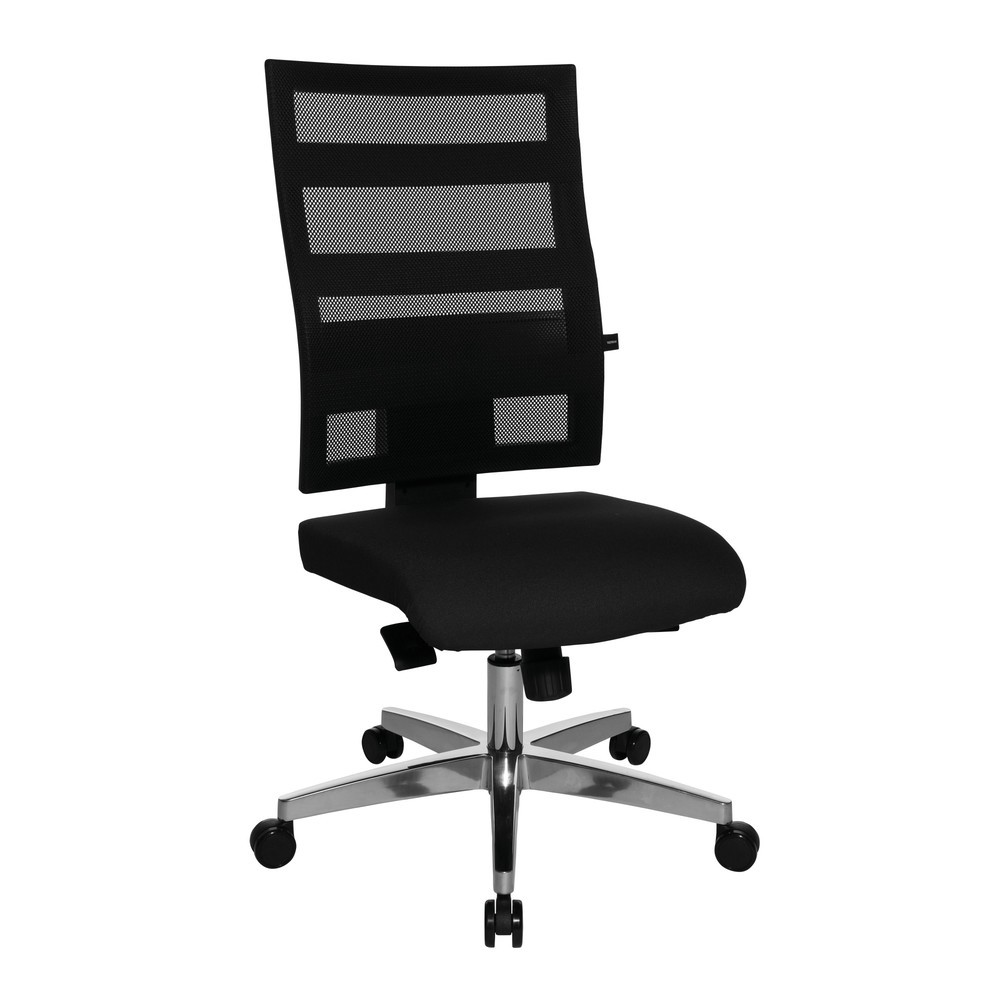 Número de imagen del producto 2: Silla de oficina giratoria Topstar® X-Pander, respaldo de malla, función fitness, negro
