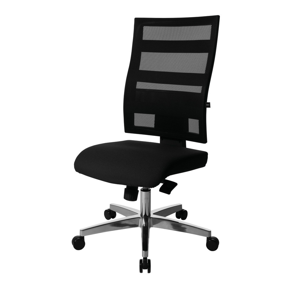 Número de imagen del producto 6: Silla de oficina giratoria Topstar® X-Pander, respaldo de malla, función fitness, negro
