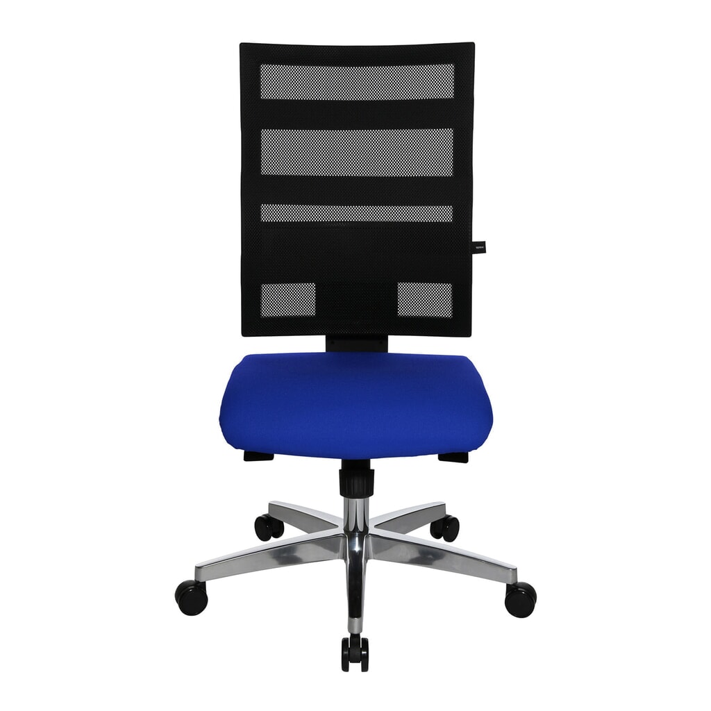 Silla de oficina giratoria Topstar® X-Pander, respaldo de malla, función fitness, azul Imagen del producto: Silla de oficina giratoria Topstar® X-Pander, respaldo de malla, función fitness, azul