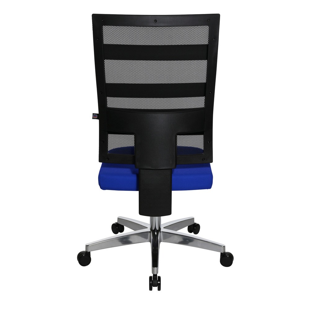Número de imagen del producto 5: Silla de oficina giratoria Topstar® X-Pander, respaldo de malla, función fitness, azul