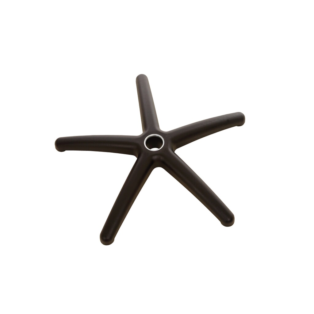 Número de imagen del producto 3: Silla de trabajo giratoria HEMMDAL Easy de poliuretano, altura de asiento de 450-650 mm, base de plástico, ruedas
