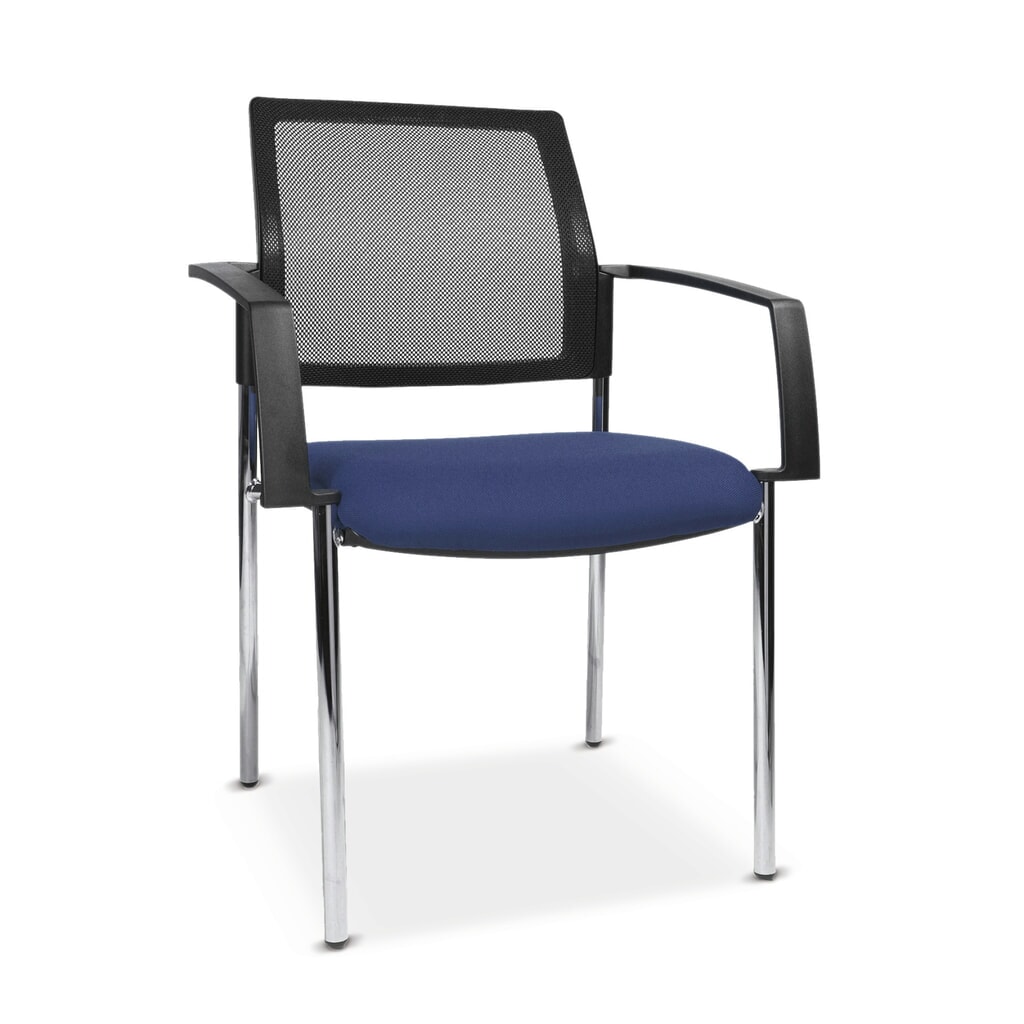 silla de visitas|sillón de visitas Topstar® BToB 10 con respaldo de malla
