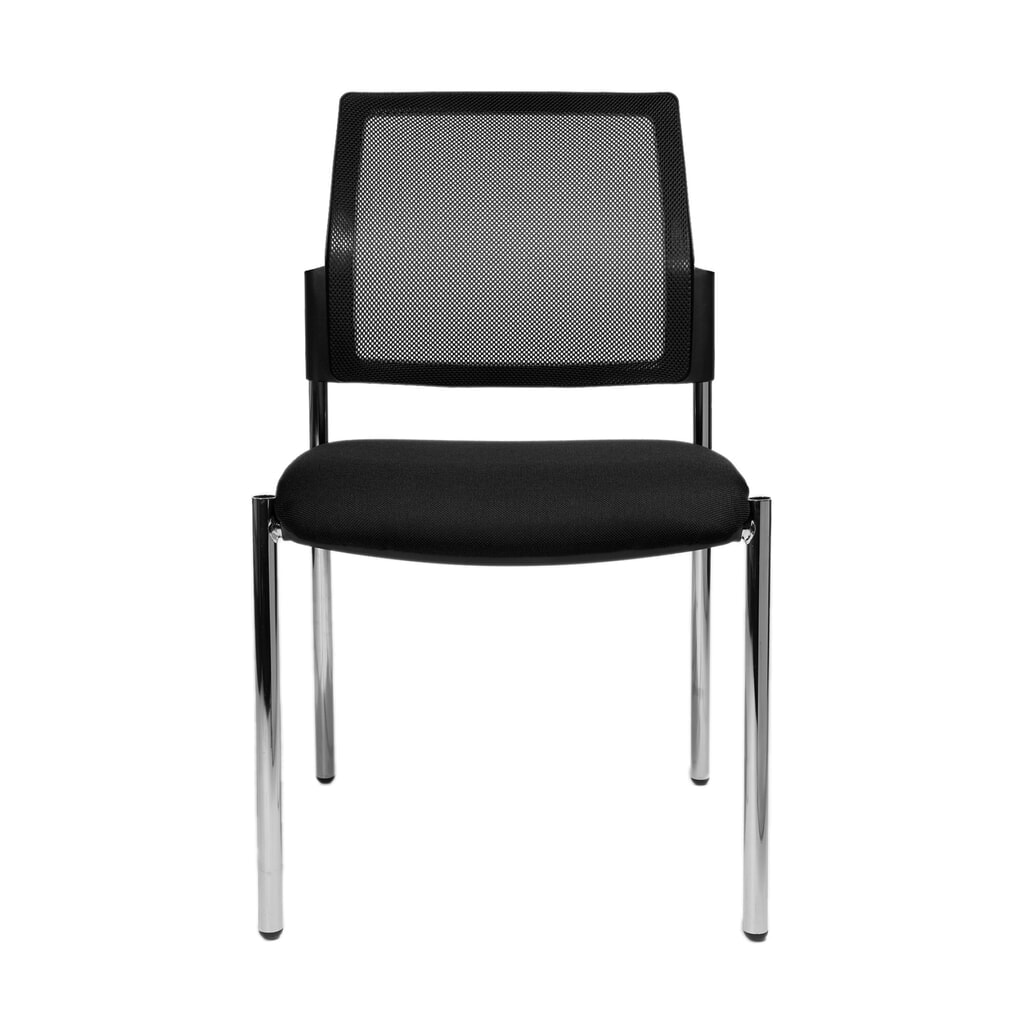 silla de visitas|sillón de visitas Topstar® BToB 10 con respaldo de malla y bastidor|chasis de 4 base|pie, negro Imagen del producto: silla de visitas|sillón de visitas Topstar® BToB 10 con respaldo de malla y bastidor|chasis de 4 base|pie, negro