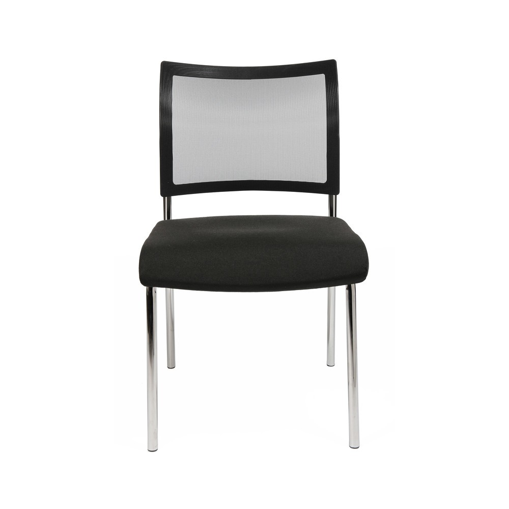 Número de imagen del producto 2: Silla de visitas Topstar® Classic con respaldo de malla + bastidor de 4 patas, negro