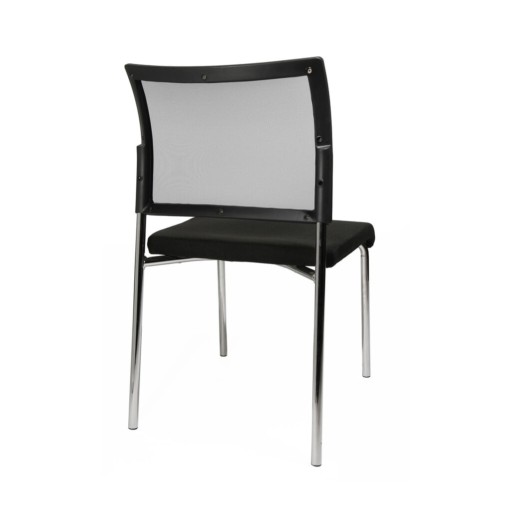 Número de imagen del producto 3: Silla de visitas Topstar® Classic con respaldo de malla + bastidor de 4 patas, negro