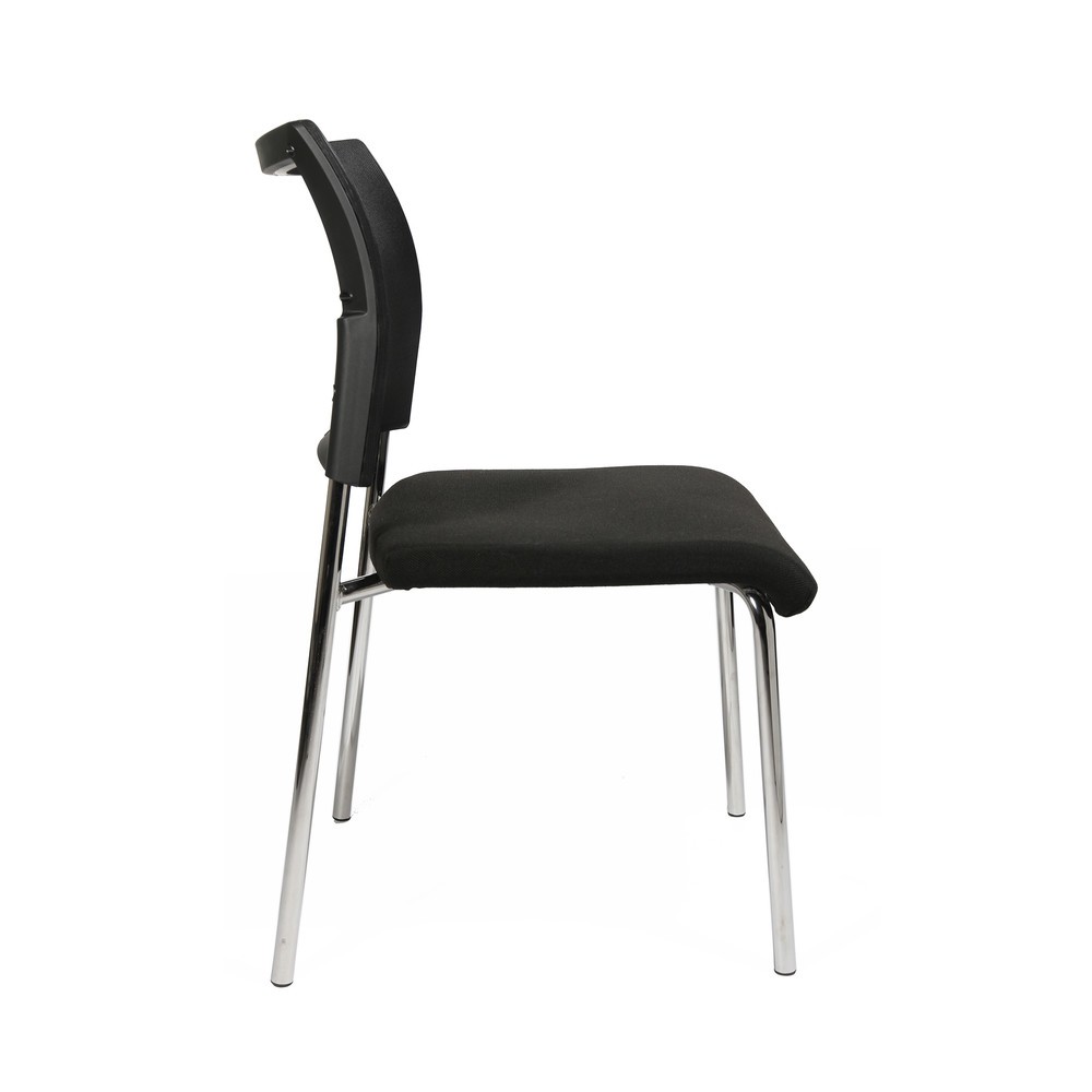 Número de imagen del producto 4: Silla de visitas Topstar® Classic con respaldo de malla + bastidor de 4 patas, negro