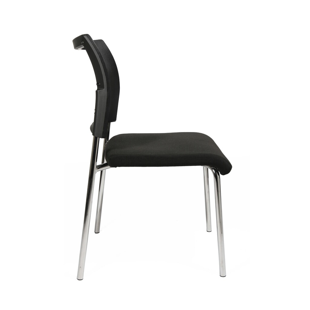 Número de imagen del producto 4: Silla de visitas Topstar® Classic con respaldo de malla + bastidor de 4 patas, negro