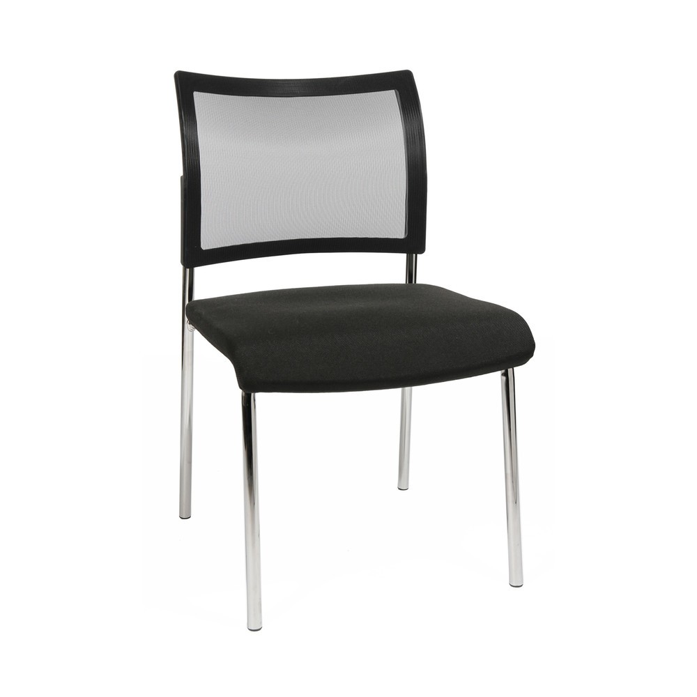 Imagen del producto: Silla de visitas Topstar® Classic con respaldo de malla + bastidor de 4 patas, negro