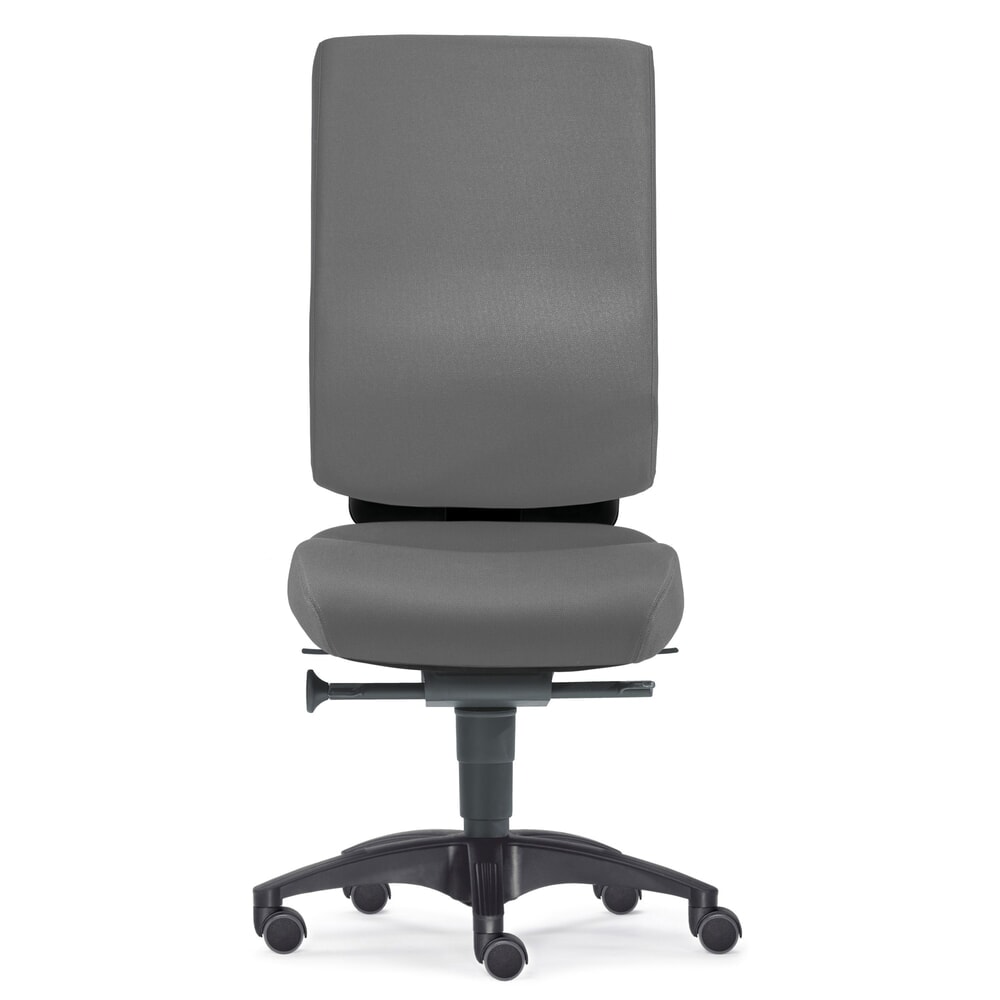 Imagen del producto: Silla giratoria de oficina CUBE, asiento de disco intervertebral, gris