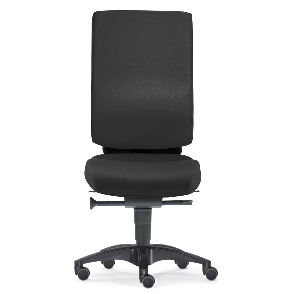Silla giratoria de oficina CUBE, asiento de disco intervertebral, negro Número de imagen del producto 1: Silla giratoria de oficina CUBE, asiento de disco intervertebral, negro