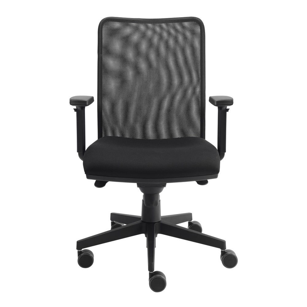 Imagen del producto: Silla giratoria de oficina Hammerbacher Solid 2 Reposabrazos ajustables en altura con respaldo de malla