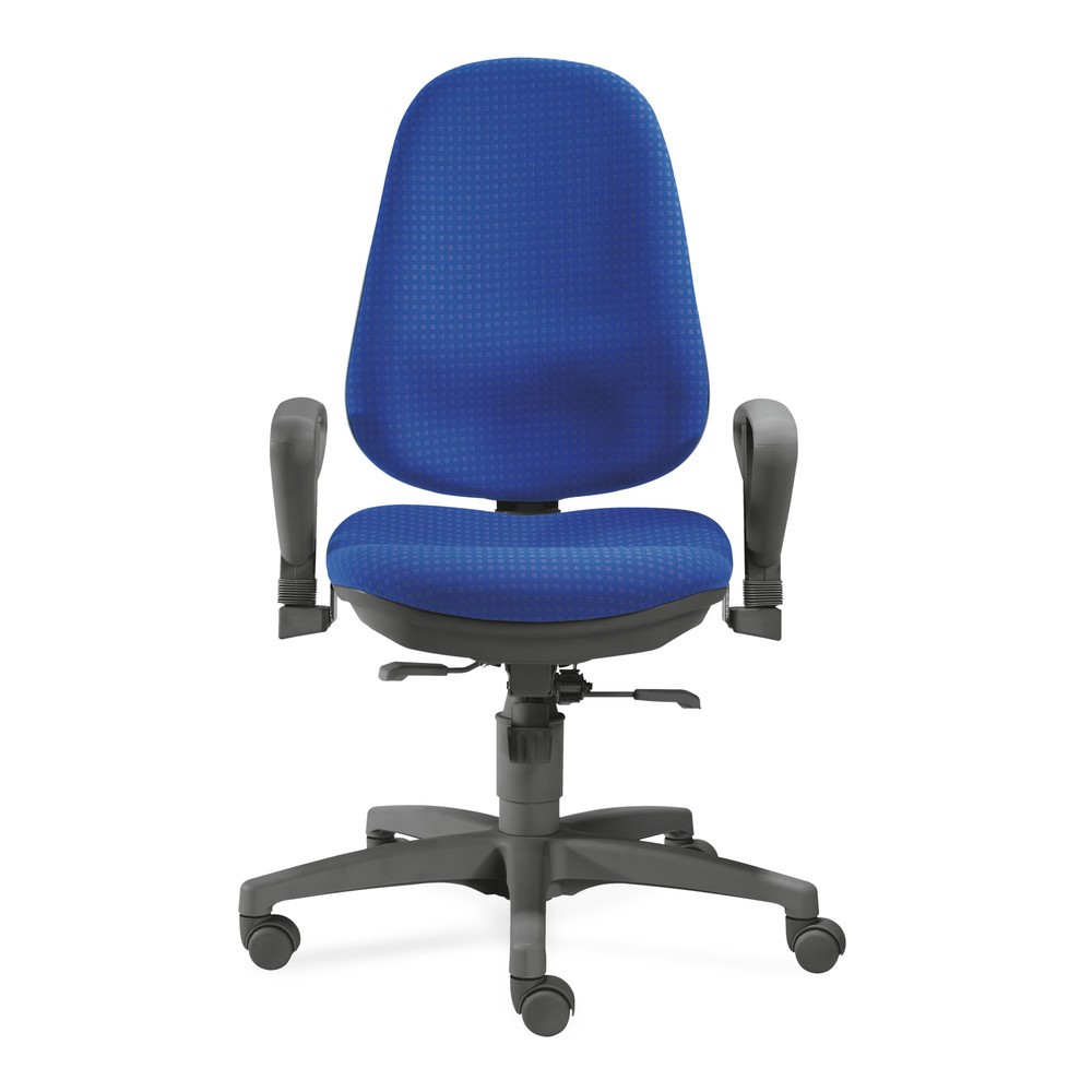 Imagen del producto: Silla giratoria de oficina Medico, asiento de disco, bastidor|chasis y tapizado negro