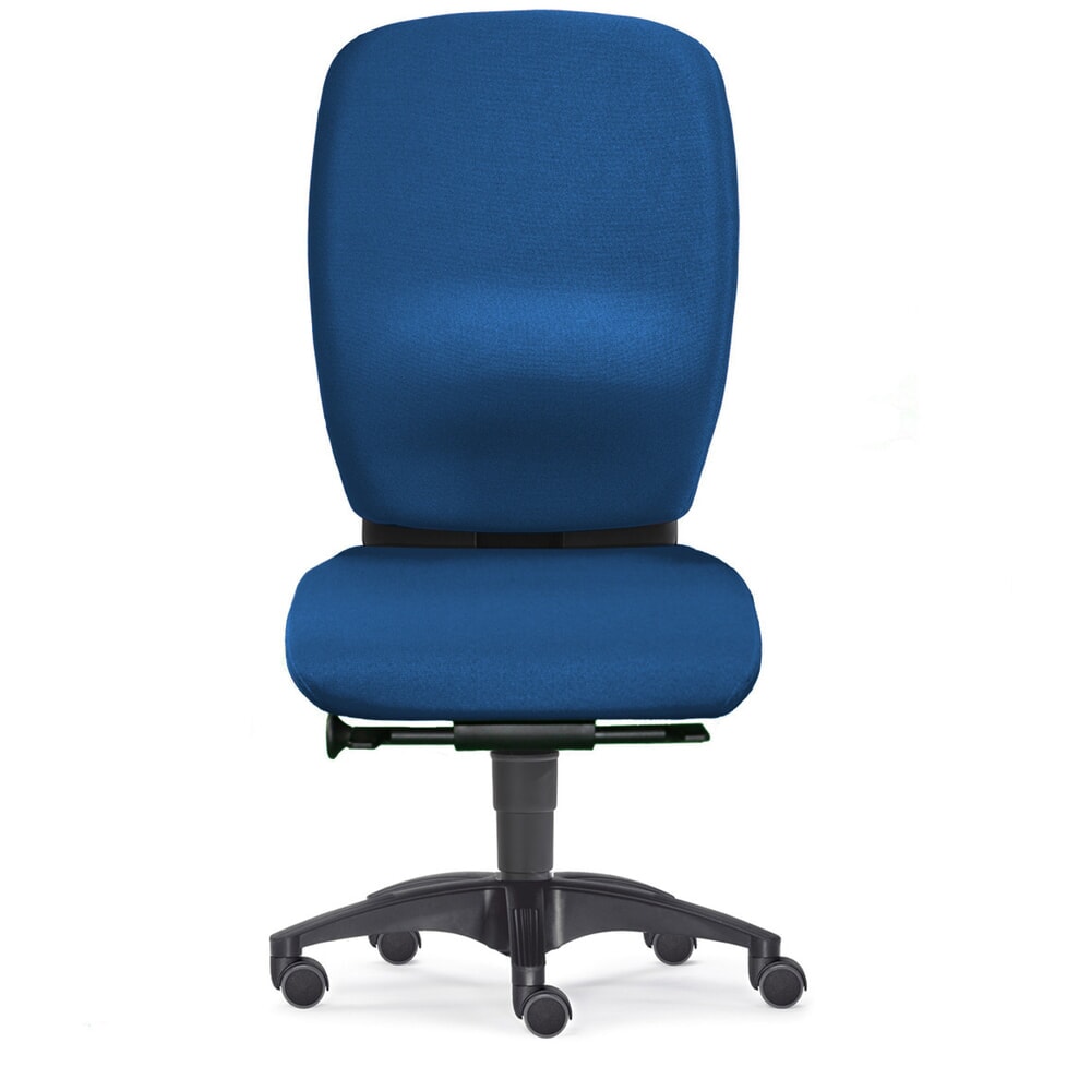 Número de imagen del producto 1: Silla giratoria de oficina PROFI, asiento XXL, azul