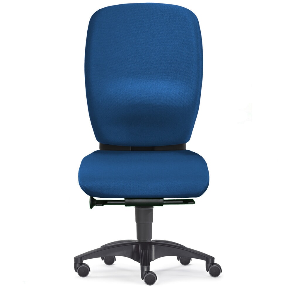 Imagen del producto: Silla giratoria de oficina PROFI, asiento XXL, azul