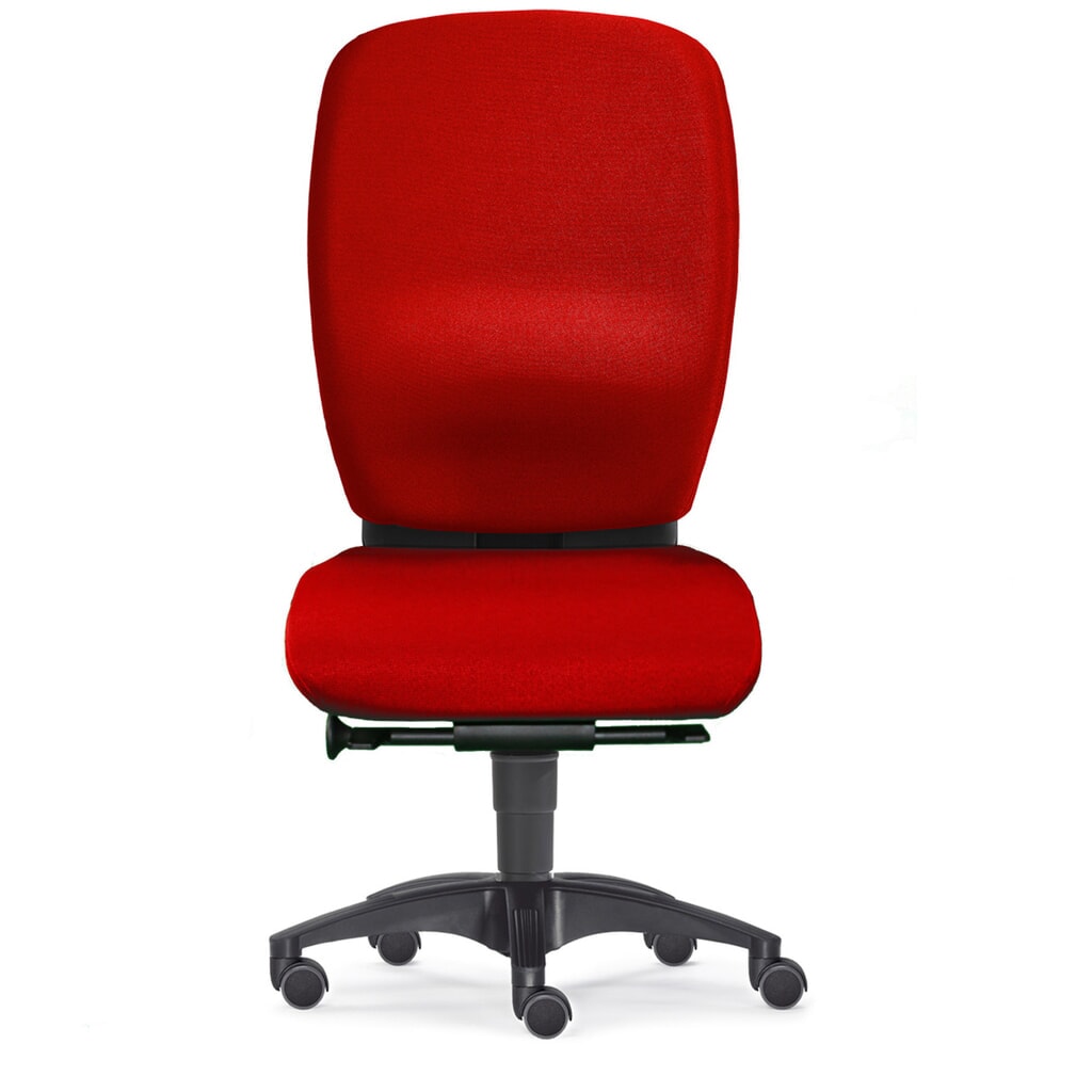Imagen del producto: Silla giratoria de oficina PROFI, asiento XXL, rojo