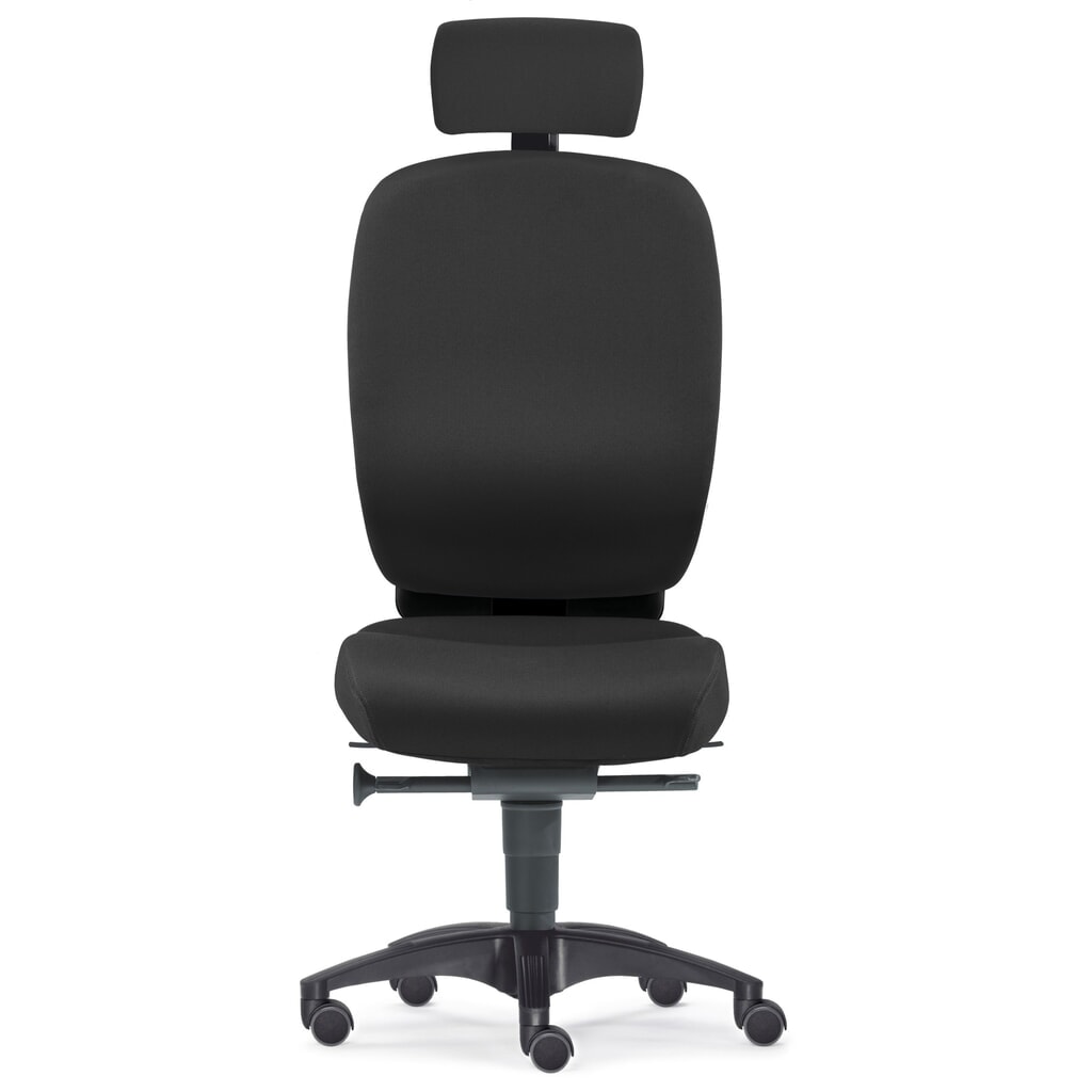 Silla giratoria de oficina PROFI, asiento de disco intervertebral, talla L, negro Imagen del producto: Silla giratoria de oficina PROFI, asiento de disco intervertebral, talla L, negro