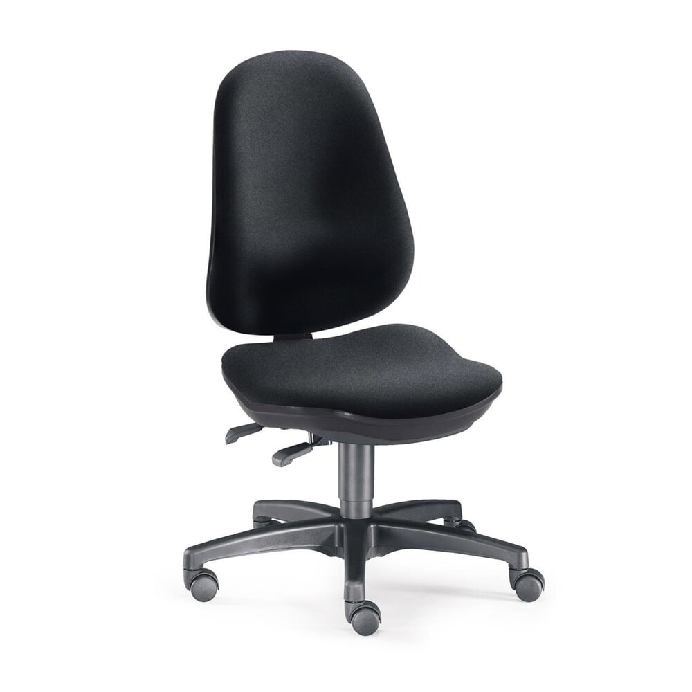 Imagen del producto: Relax - Ssilla de oficina giratoria, asiento de disco intervertebral, respaldo alto, color negro