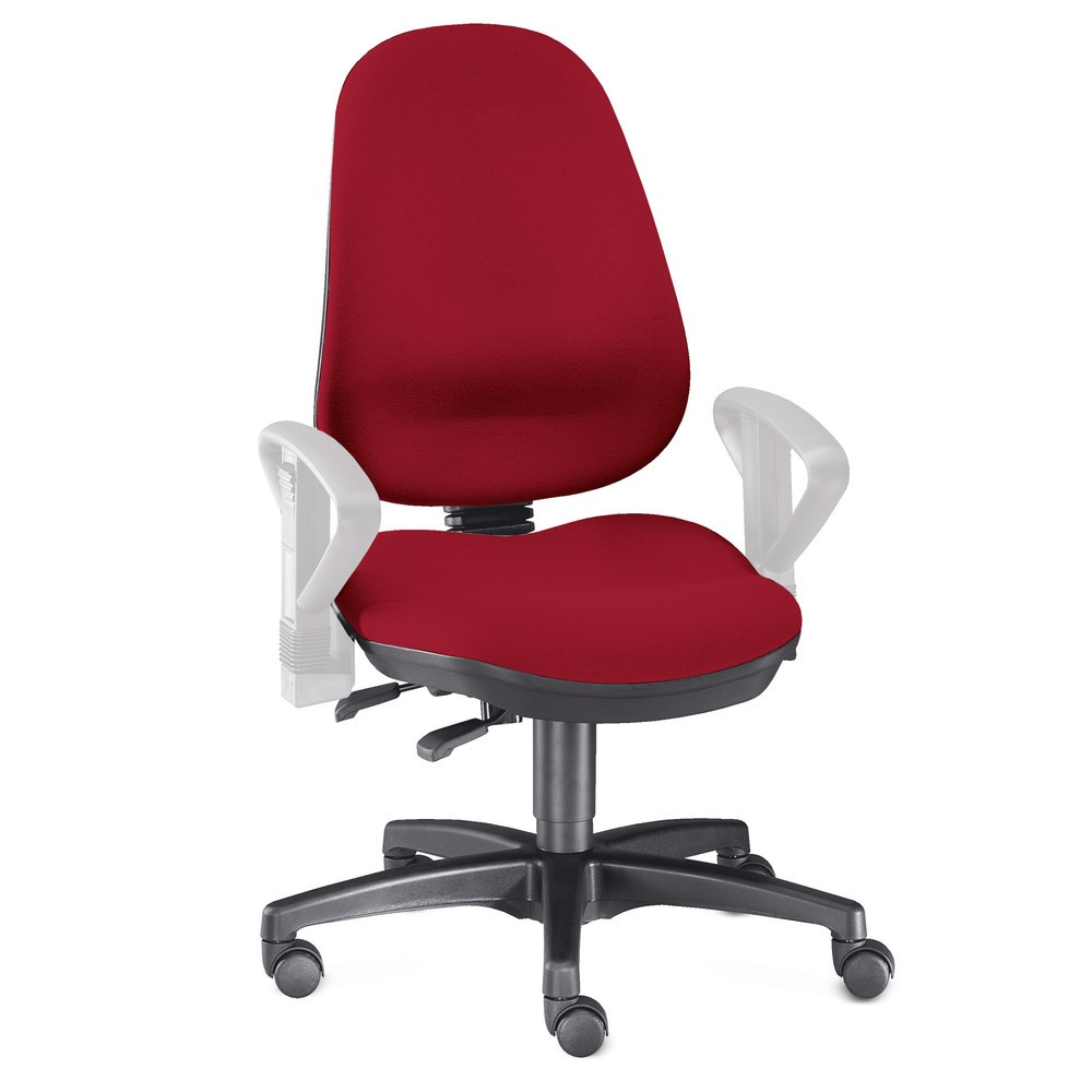 Imagen del producto: Relax - Ssilla de oficina giratoria, asiento de disco intervertebral, respaldo alto, color negro