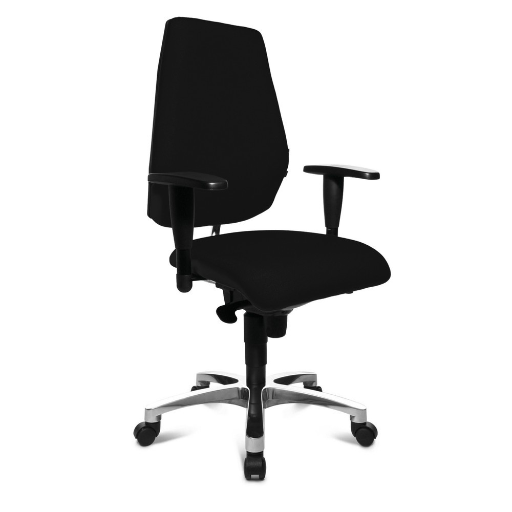 Número de imagen del producto 1: Topstar® Ortho 30 silla giratoria de oficina, reposabrazos ajustables en altura y anchura, color negro