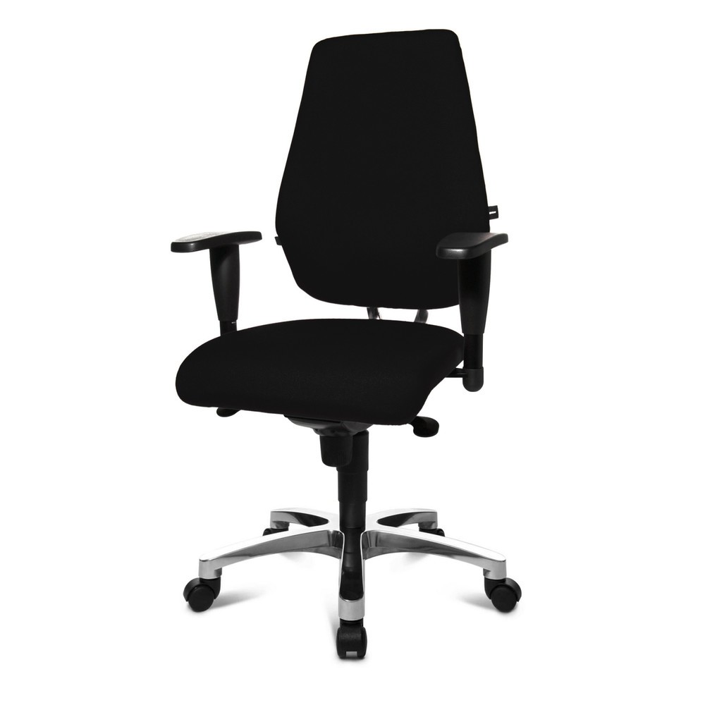 Número de imagen del producto 2: Topstar® Ortho 30 silla giratoria de oficina, reposabrazos ajustables en altura y anchura, color negro