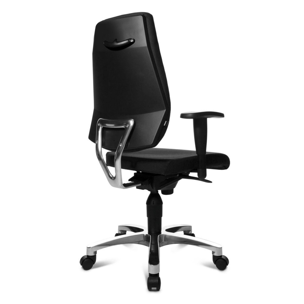 Número de imagen del producto 5: Topstar® Ortho 30 silla giratoria de oficina, reposabrazos ajustables en altura y anchura, color negro