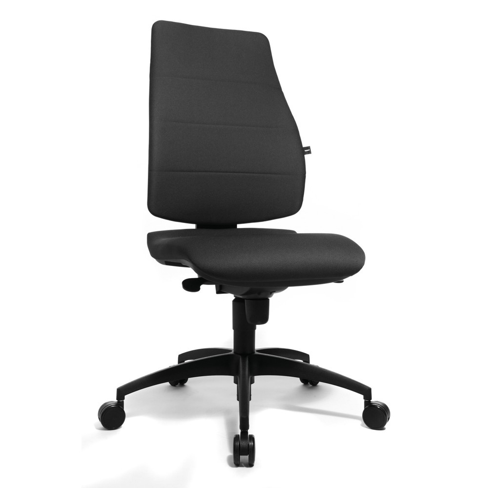Imagen del producto: Silla operativa giratoria Topstar® Synchro, respaldo acolchado, asiento protector de la columna ergonómico, antracita
