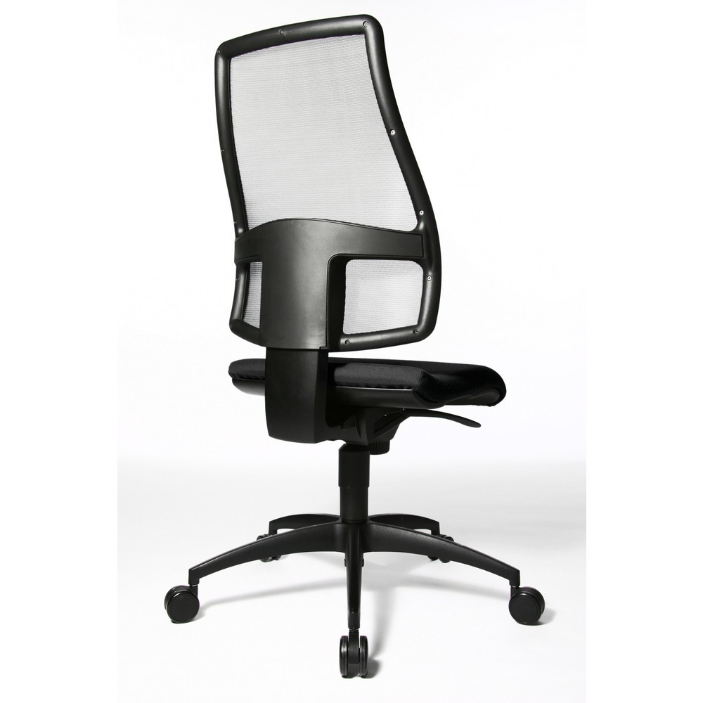 Número de imagen del producto 3: Silla operativa giratoria Topstar® Synchro, respaldo de malla transpirable, negro