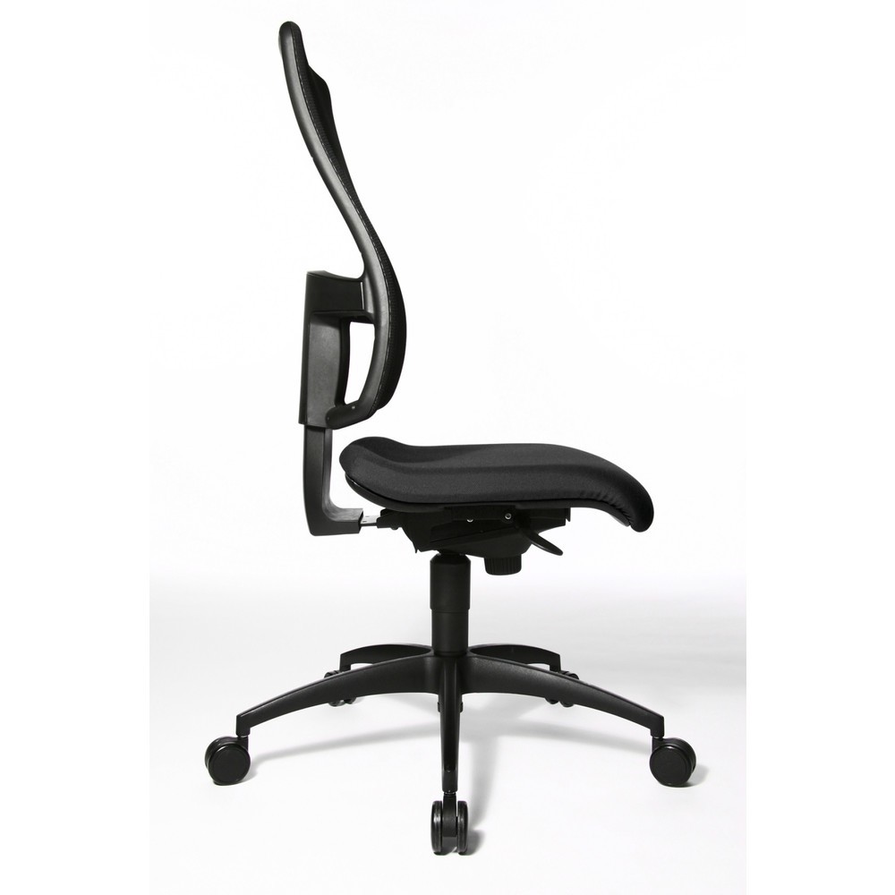 Número de imagen del producto 4: Silla operativa giratoria Topstar® Synchro, respaldo de malla transpirable, negro
