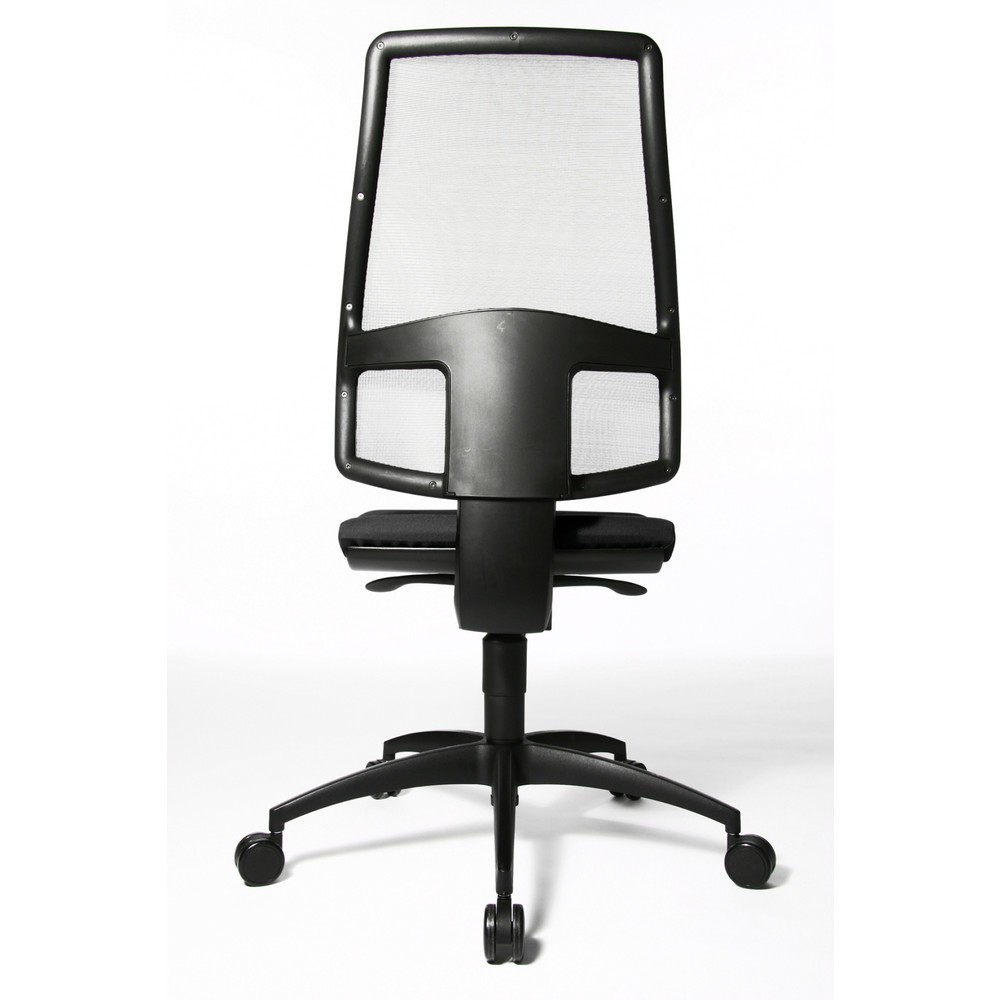 Número de imagen del producto 5: Silla operativa giratoria Topstar® Synchro, respaldo de malla transpirable, negro