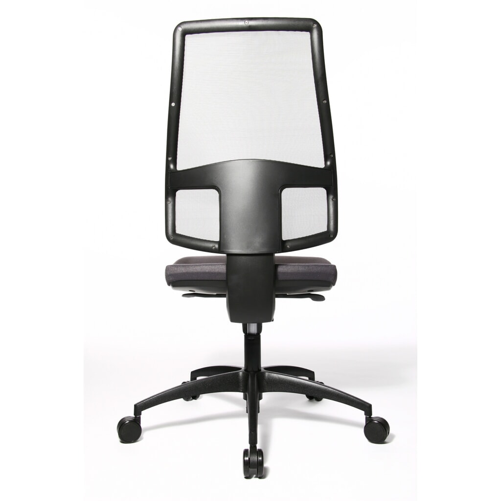 Silla operativa giratoria Topstar® Synchro, respaldo de malla transpirable, antracita Número de imagen del producto 5: Silla operativa giratoria Topstar® Synchro, respaldo de malla transpirable, antracita
