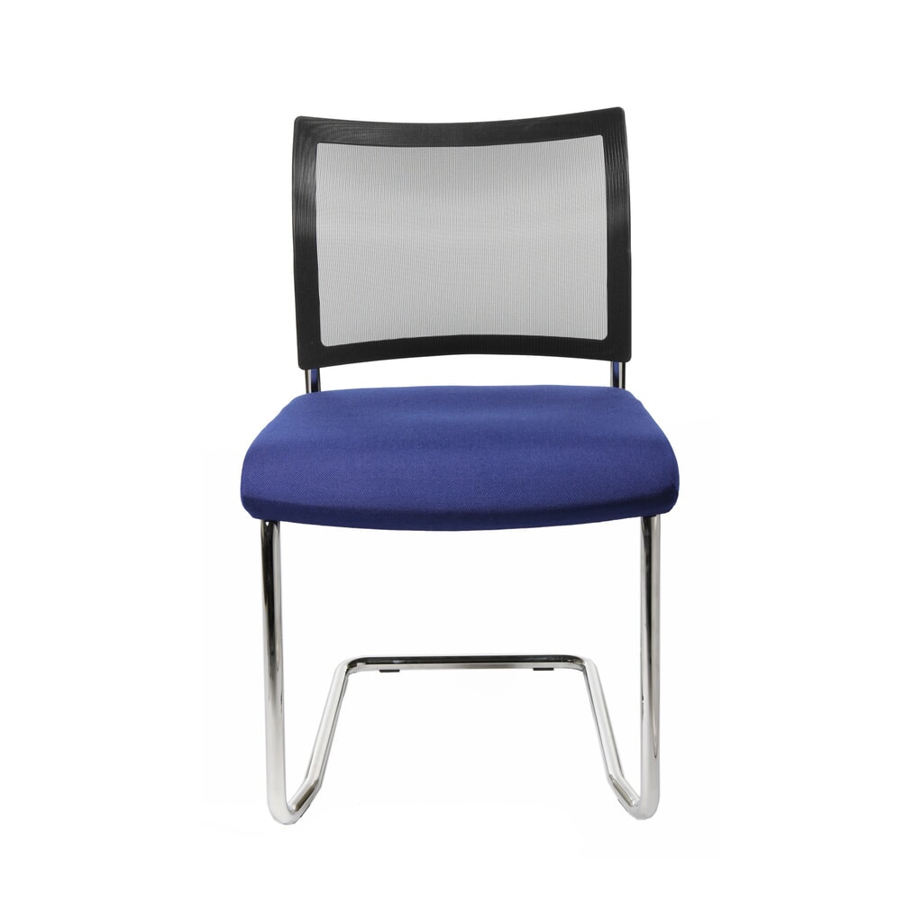 Sillón basculante Topstar® New Age con respaldo de malla, azul Imagen del producto: Sillón basculante Topstar® New Age con respaldo de malla, azul