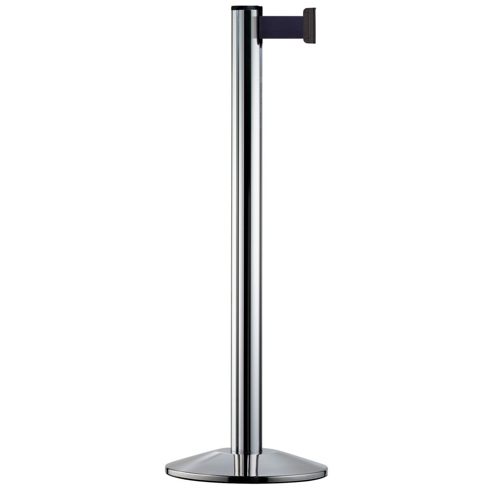 Imagen del producto: Sistema de guiado de personas Extend, poste cromado, azul navy
