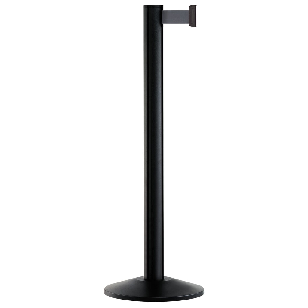 Sistema de guiado de personas Extend, poste negro