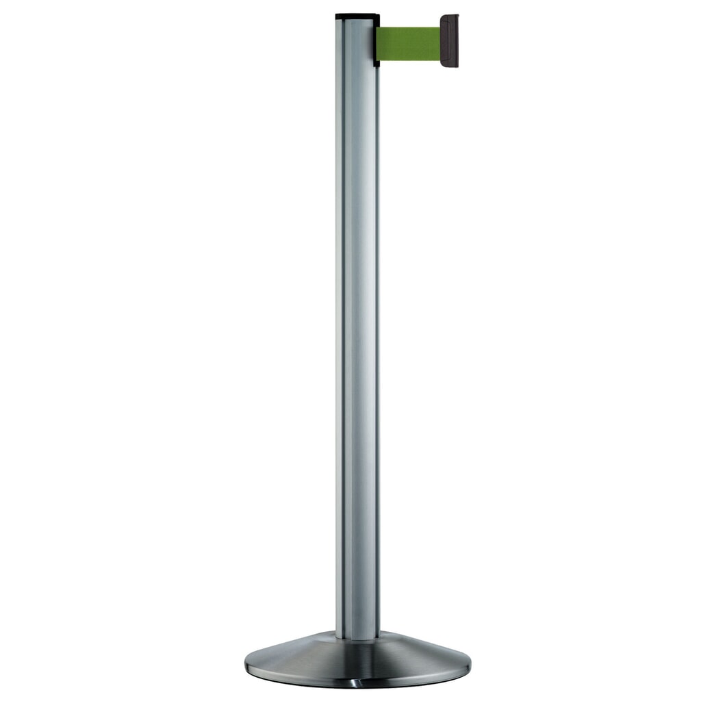 Sistema de guiado de personas Extend, poste satinado, verde Imagen del producto: Sistema de guiado de personas Extend, poste satinado, verde