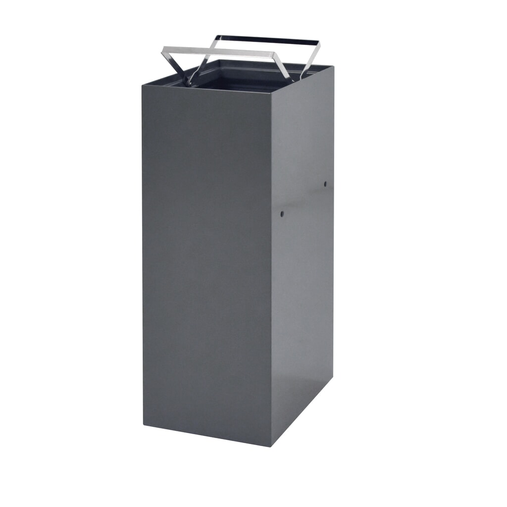 Sistema modular de separación de residuos, 60 litros, gris oscuro Número de imagen del producto 3: Sistema modular de separación de residuos, 60 litros, gris oscuro