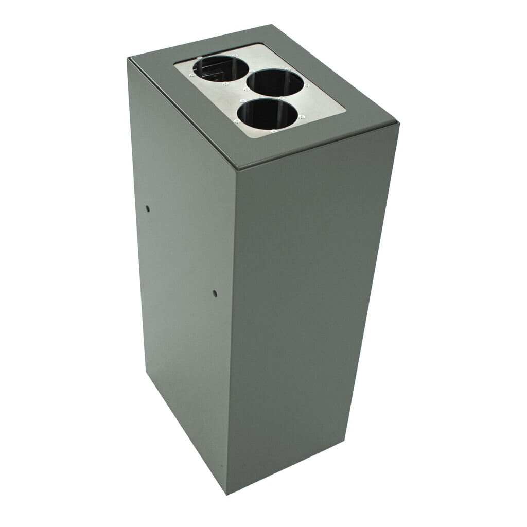 Sistema modular de separación de residuos, 60 litros, gris oscuro Número de imagen del producto 5: Sistema modular de separación de residuos, 60 litros, gris oscuro