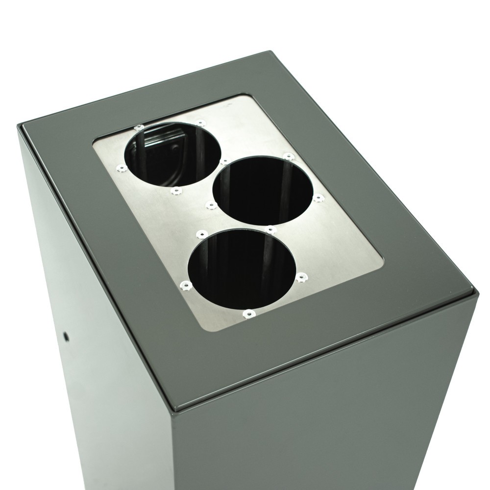Número de imagen del producto 6: Sistema modular de separación de residuos, 60 litros, gris oscuro