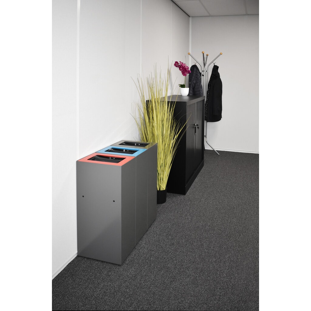 Número de imagen del producto 7: Sistema modular de separación de residuos, 60 litros, gris oscuro