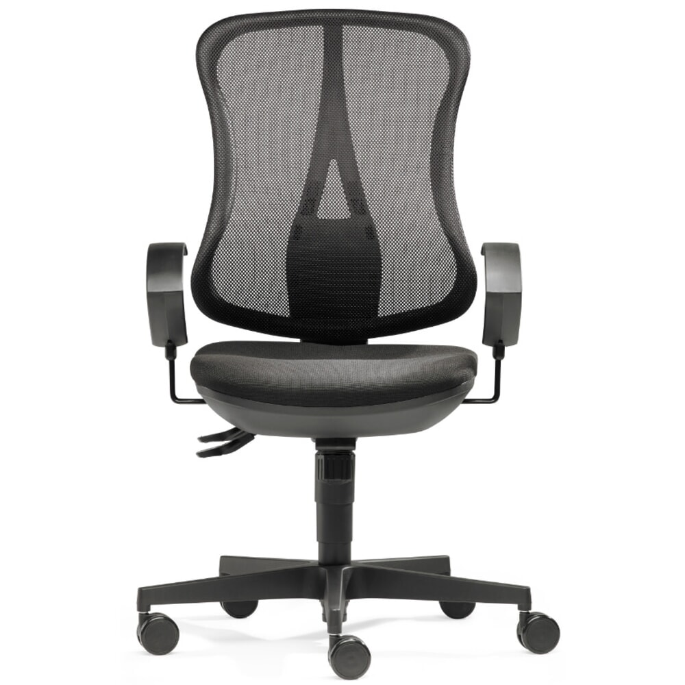 Número de imagen del producto 1: Silla de oficina con protección para la columna Flash Net SITWELL STEIFENSAND, mecanismo sincrónico, respaldo de malla, capacidad de carga 110 kg